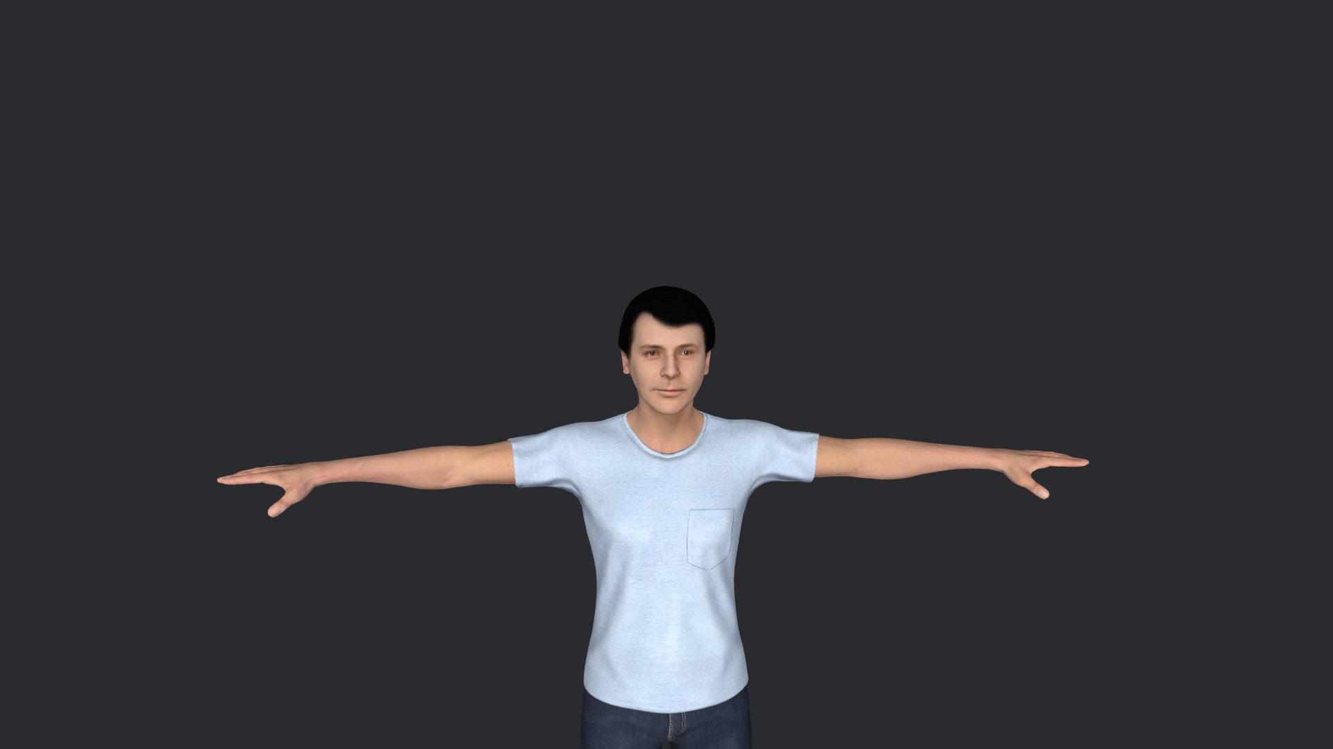 John Major Hyper Realistic Full Body Fully Rigged 3D Character 3D Model ...