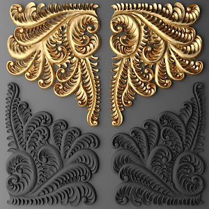 fretwork set 3d model