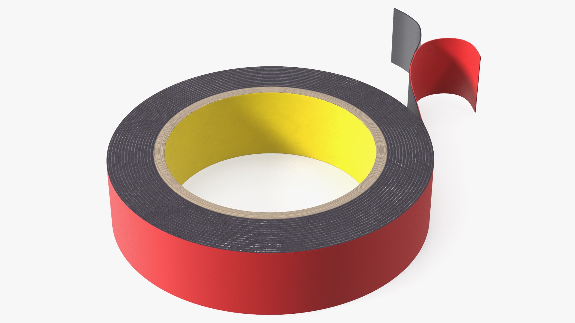 Double Sided Acrylic Foam Tape 3D model preview