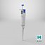 Laboratory Microliter Pipette Blue