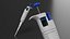 Laboratory Microliter Pipette Blue