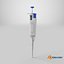 Laboratory Microliter Pipette Blue