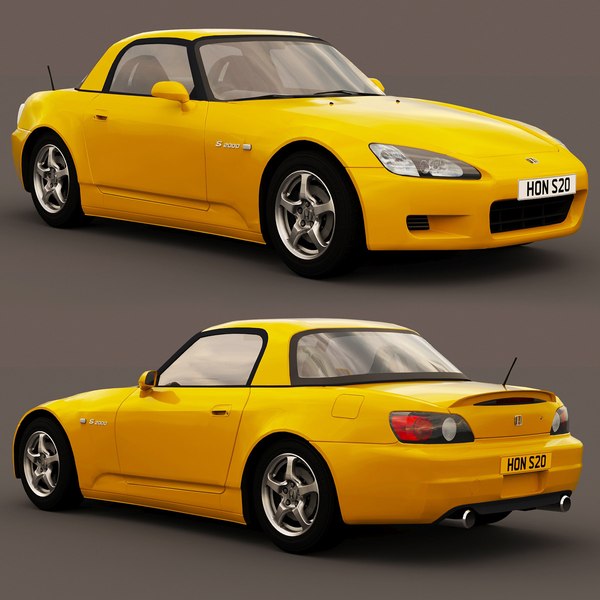 honda s2000 20013Dモデル TurboSquid 2041666