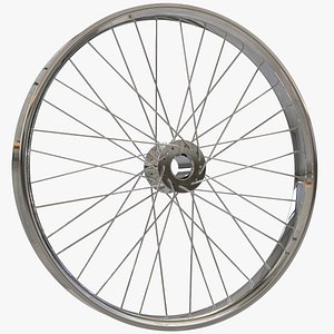 racing bicycle wheels 3d model