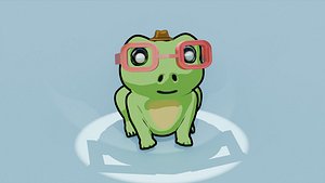 3D Chibi Frog