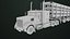 Truck 07 Log Trailer Green Version All PBR Unity UE Textures 3D model