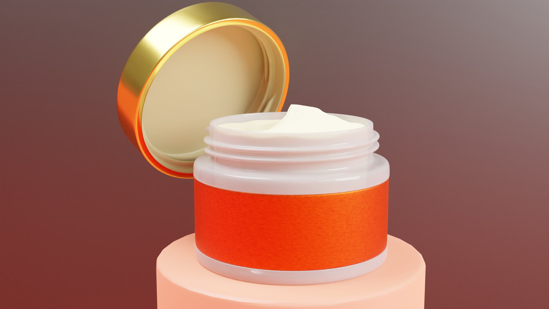 Cream Box 3D Model - TurboSquid 2194548