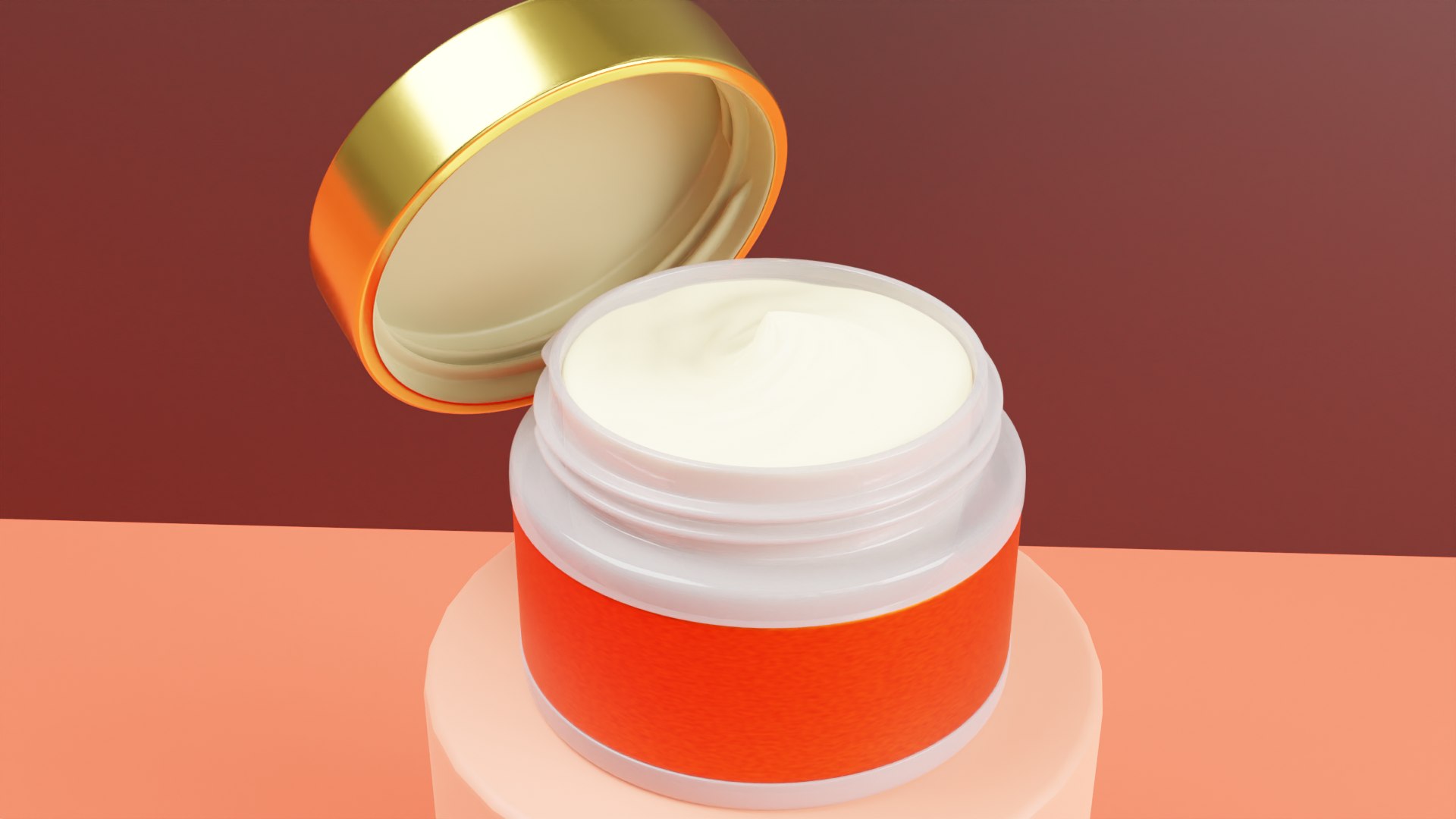 Cream Box 3D Model - TurboSquid 2194548