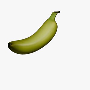 banana 3D model