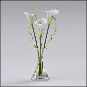 maya ikebana flower arrangement lilies