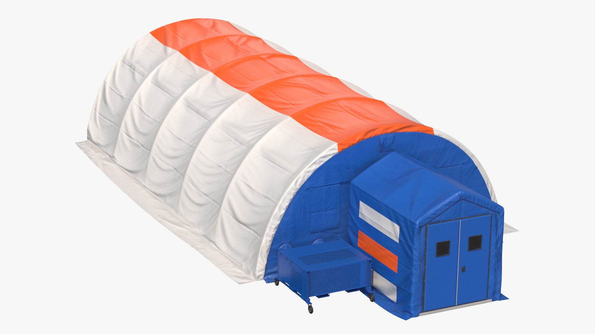 Portable Negative Pressure Isolation Ward 3D model preview