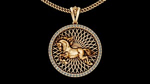 Circle hours pendant ultra vision
