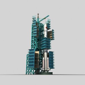 satellite tower 3D model