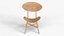 Chaise en bois de style nordique
