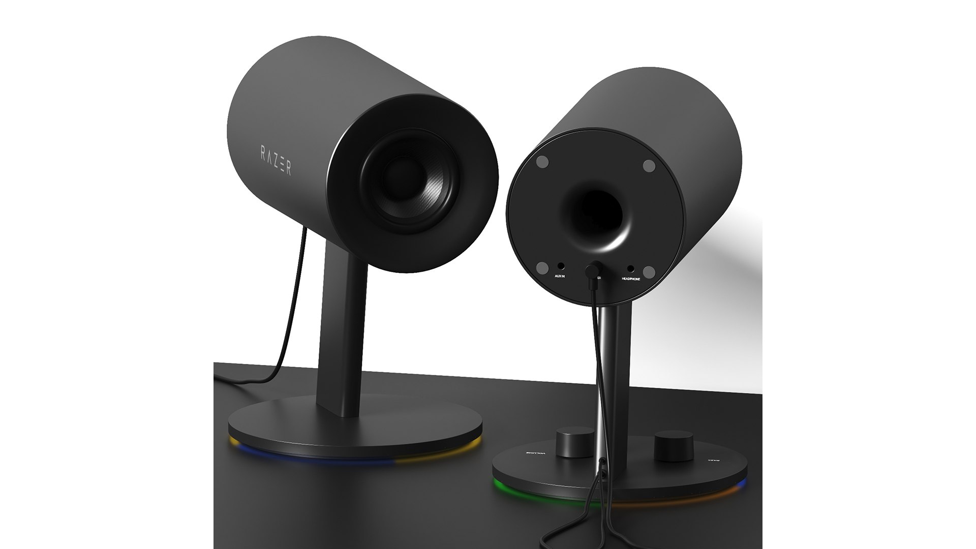 Razer Nommo Chroma - computer speakers model https://p.turbosquid.com/ts-thumb/r4/kNwB1v/n5/33/jpg/1704468187/1920x1080/fit_q87/912707b22dcb372eaf9ac20ded7c5960f4c501da/33.jpg