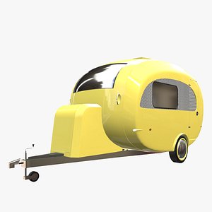 3D Caravan -Travel Trailer model