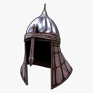 3D Medieval helmet 2