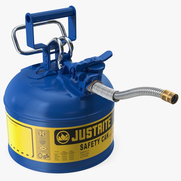 3D Safety Fuel Can One Gallon Blue