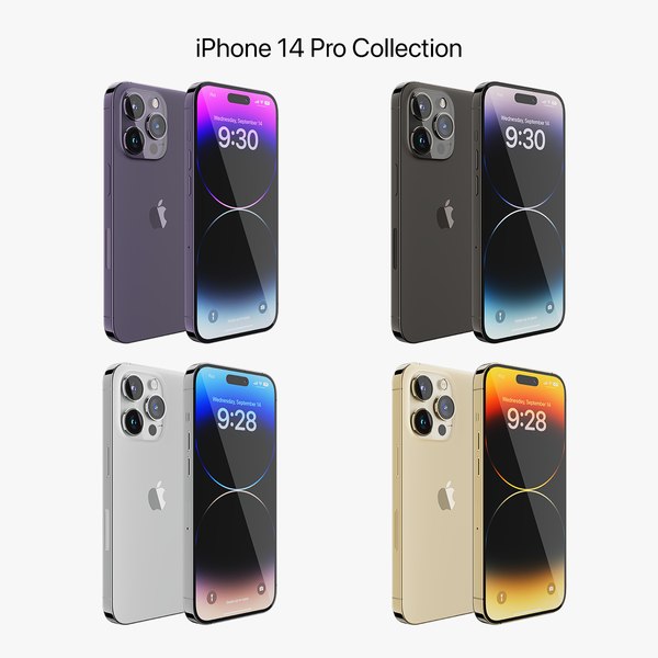 3D iPhone 14 Pro Collection