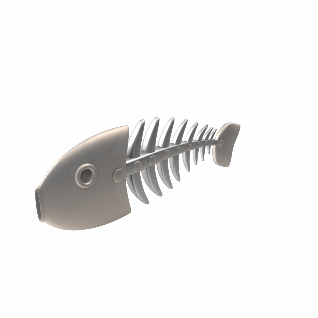 Fish Skeleton Model - TurboSquid 2318593