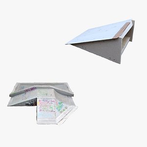 3D Skate Ramp Collection 01 model