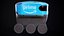 3D Delivery Robot Amazon Prime Scout model