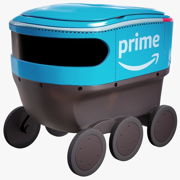 3D Delivery Robot Amazon Prime Scout model