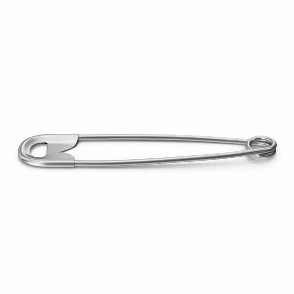 Silver Safety Pin 3D model - TurboSquid 2006381