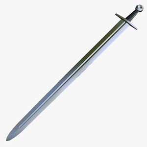Oakeshott Type Xa Sword 3D model