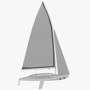windsurf - 49er boat 3d model
