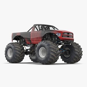 Monster Truck Generic 2 Rigged