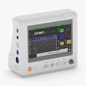 patient monitor 3D model