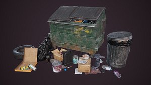 Street Garbage 3D model