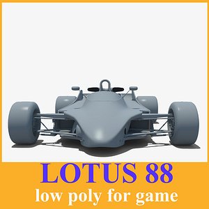 3d model 88 car racing