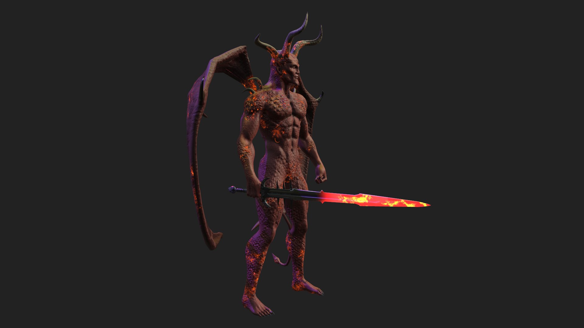 Red Demon 3D Model - TurboSquid 2420926