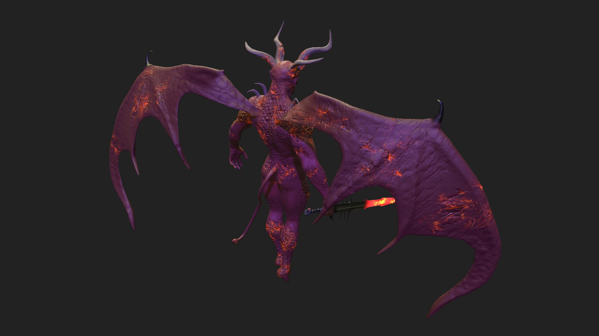 Red Demon 3D Model - TurboSquid 2420926