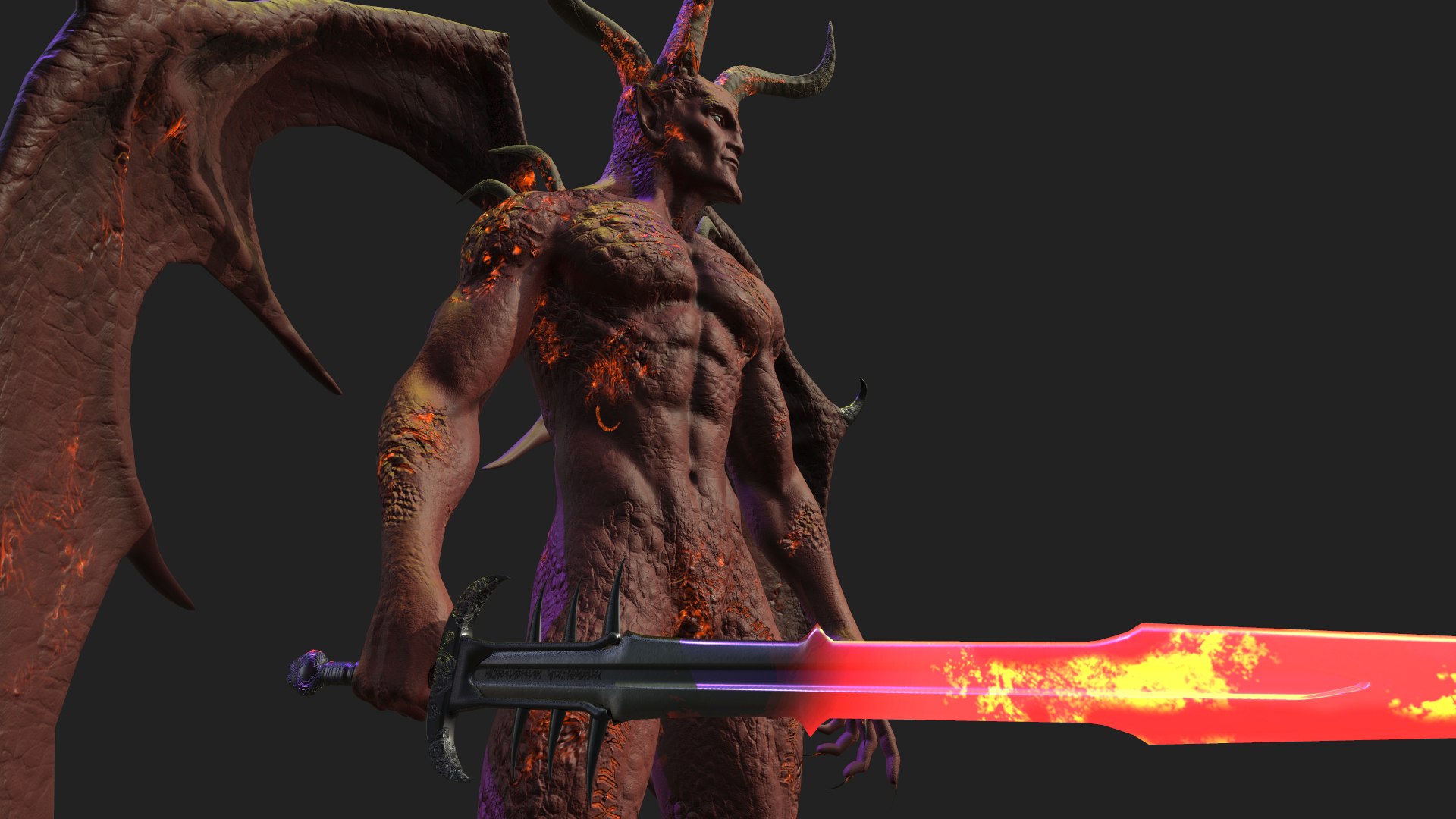 Red Demon 3D Model - TurboSquid 2420926