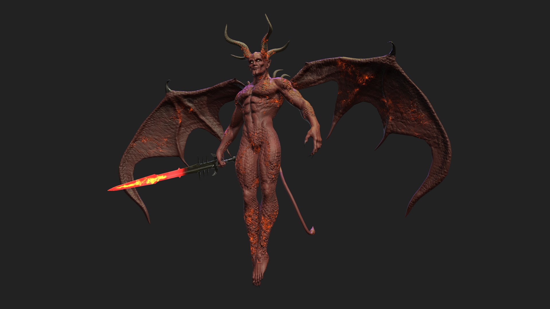 Red Demon 3D Model - TurboSquid 2420926