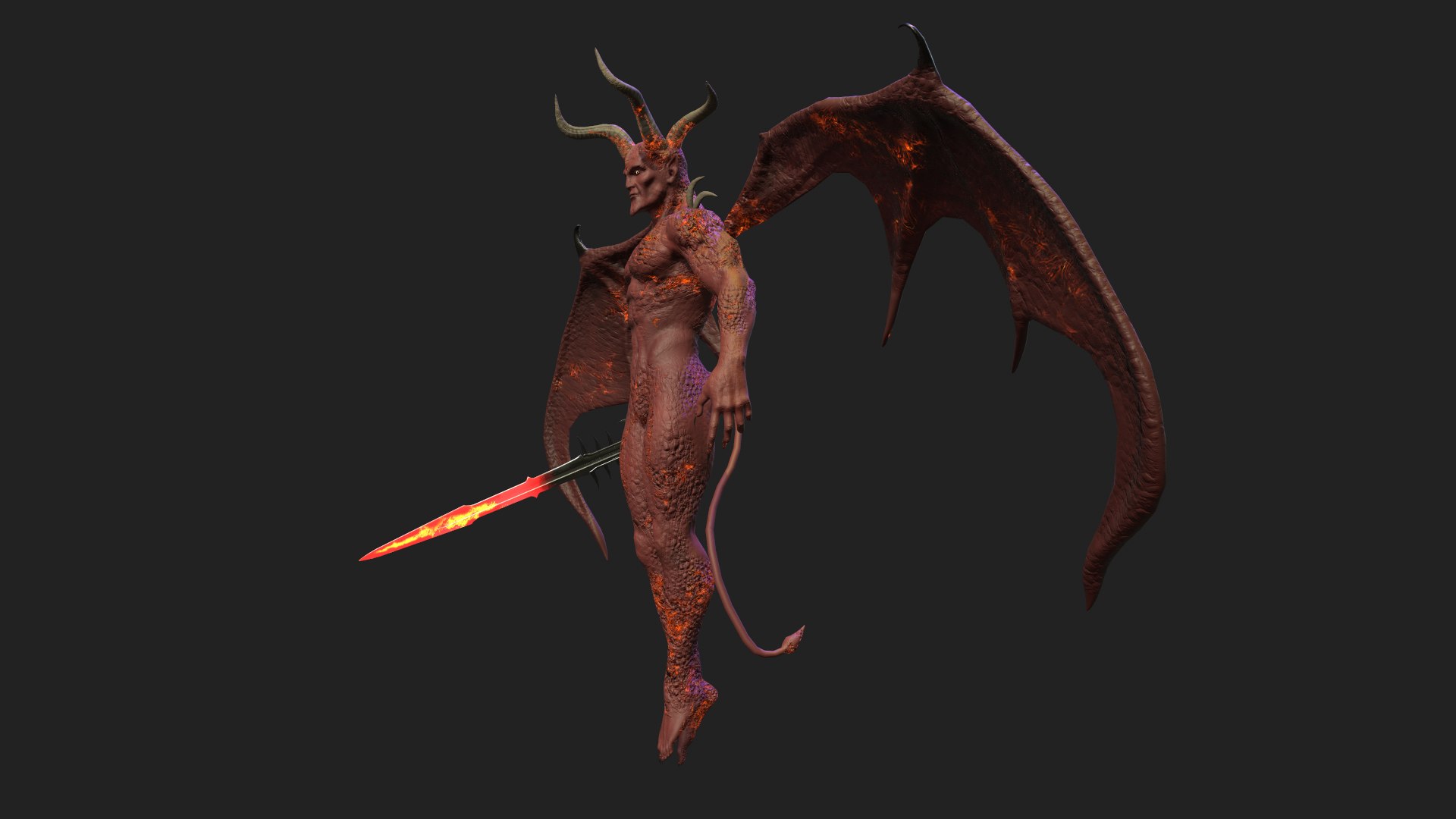 Red Demon 3D Model - TurboSquid 2420926
