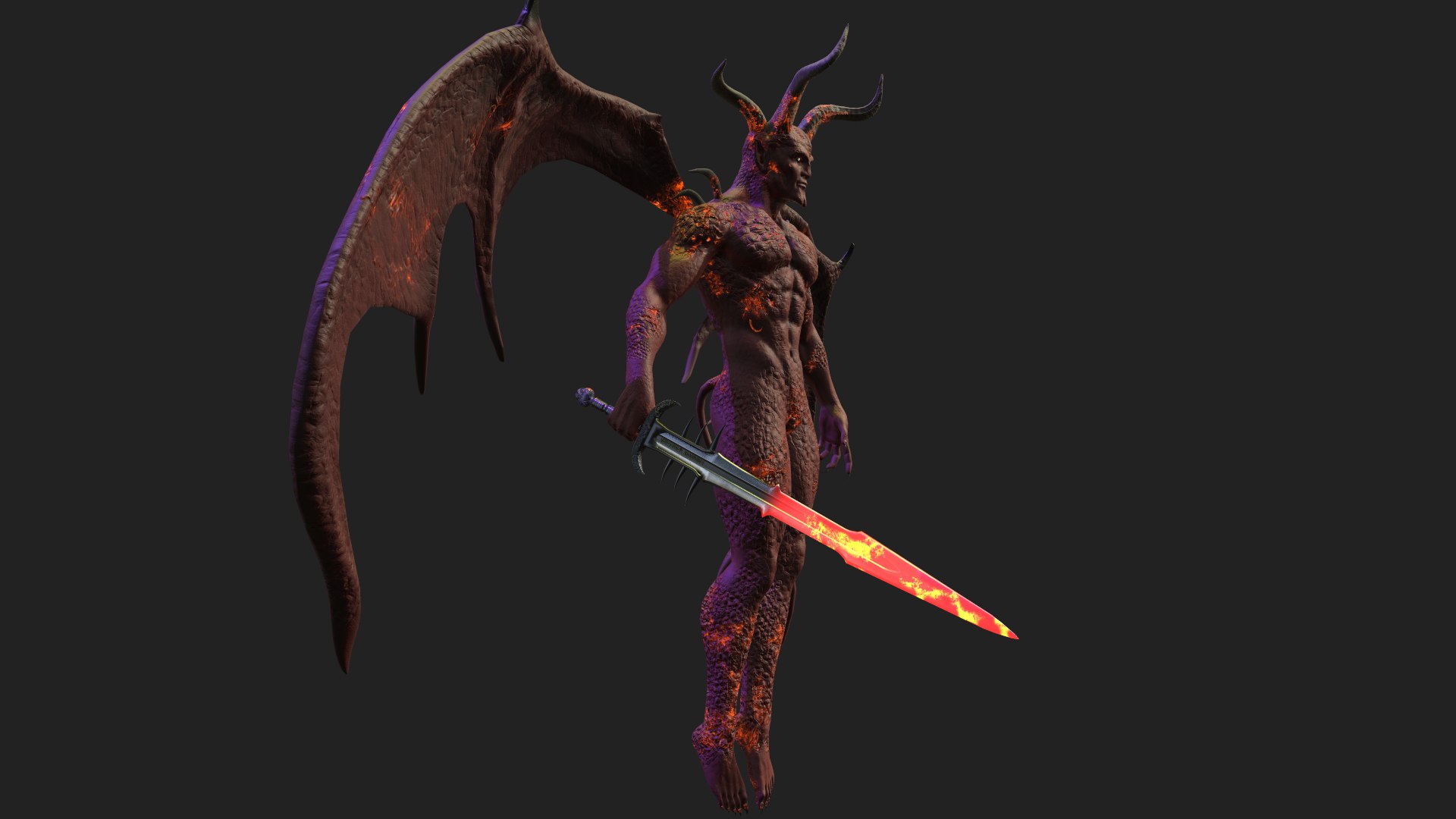 Red Demon 3D Model - TurboSquid 2420926