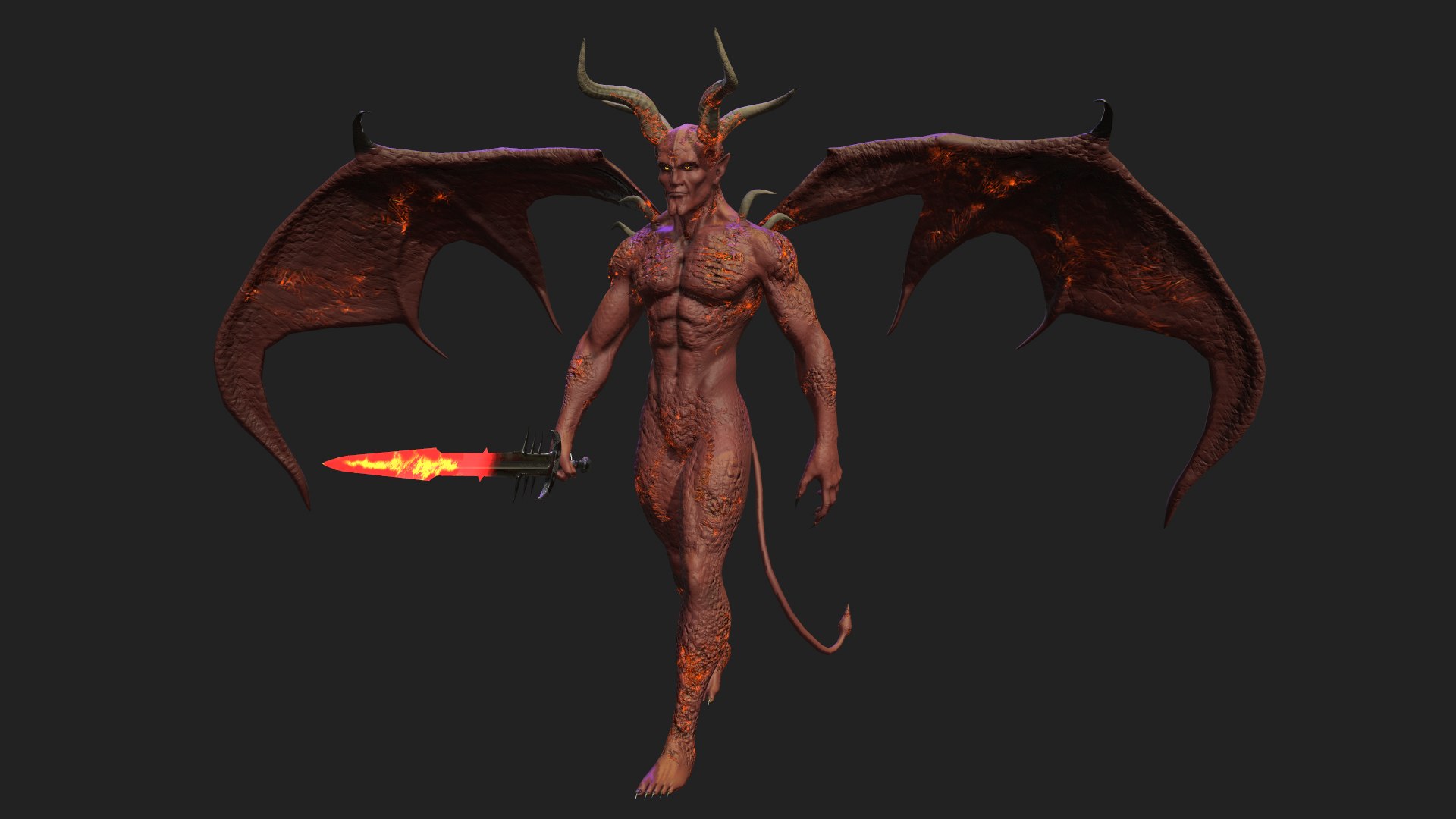 Red Demon 3D Model - TurboSquid 2420926