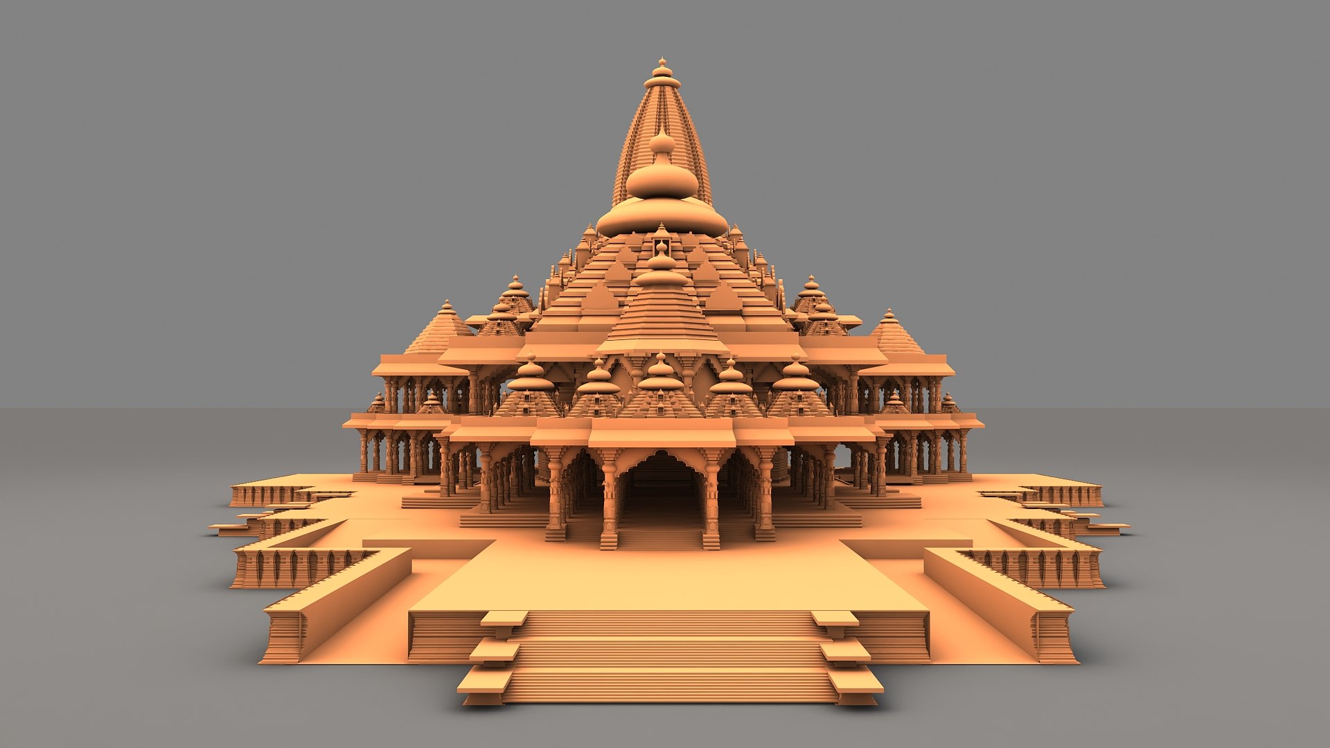 Ram Temple 3D Model - TurboSquid 1883895