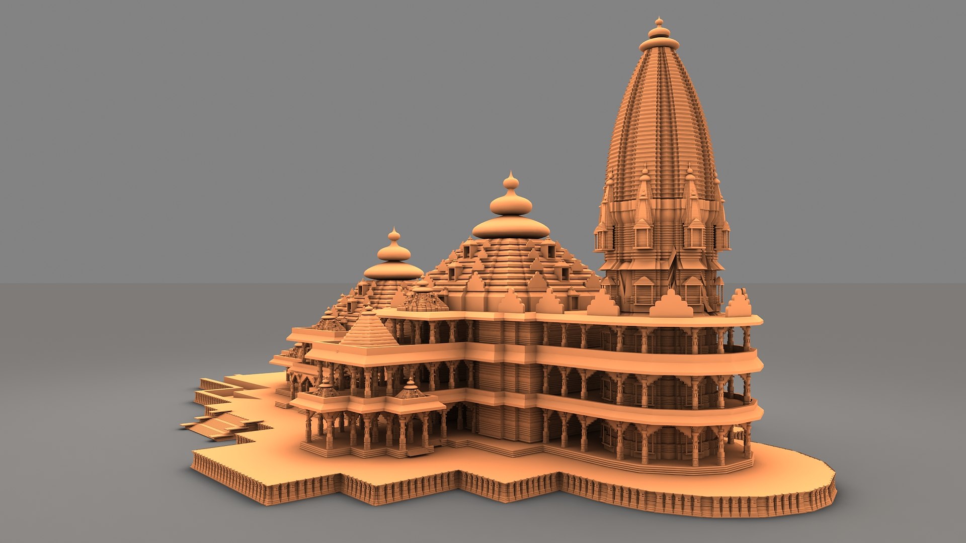 Ram Temple 3D Model - TurboSquid 1883895