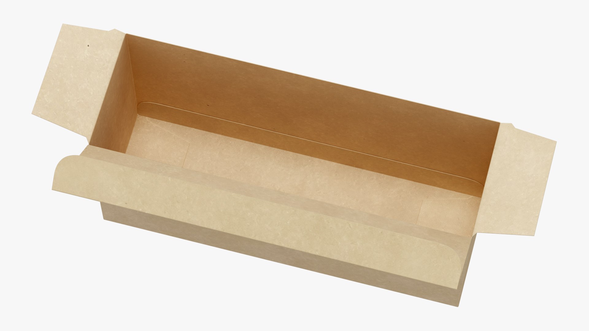Open Packaging Box 04 3D model - TurboSquid 2054366