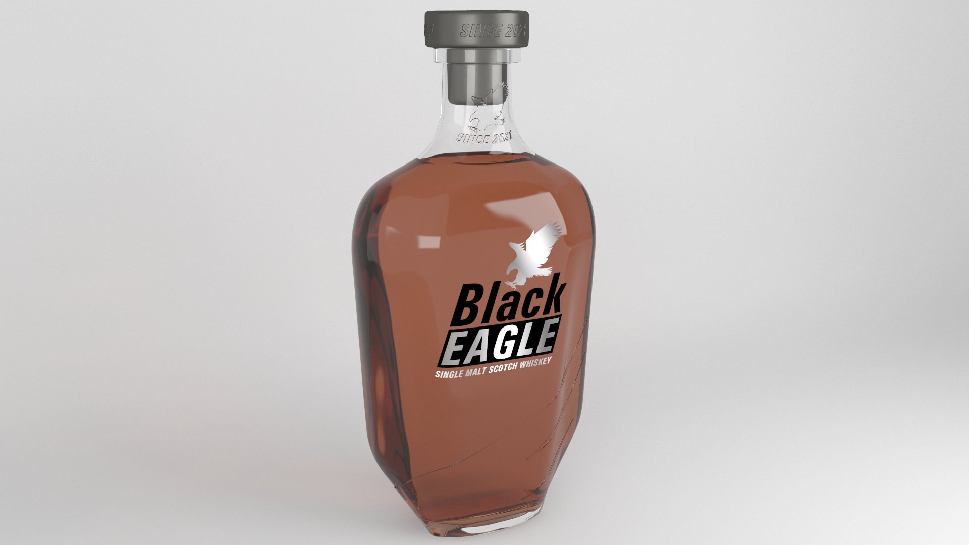 3D Bottle alcohol model - TurboSquid 1795957