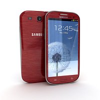 Samsung Galaxy S3 Smartphone Red