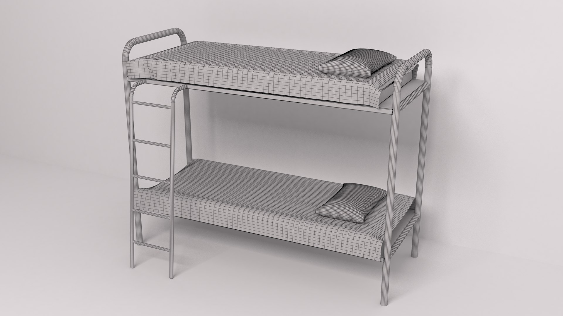 Prison Bunk Bed 3D Model TurboSquid 2023800