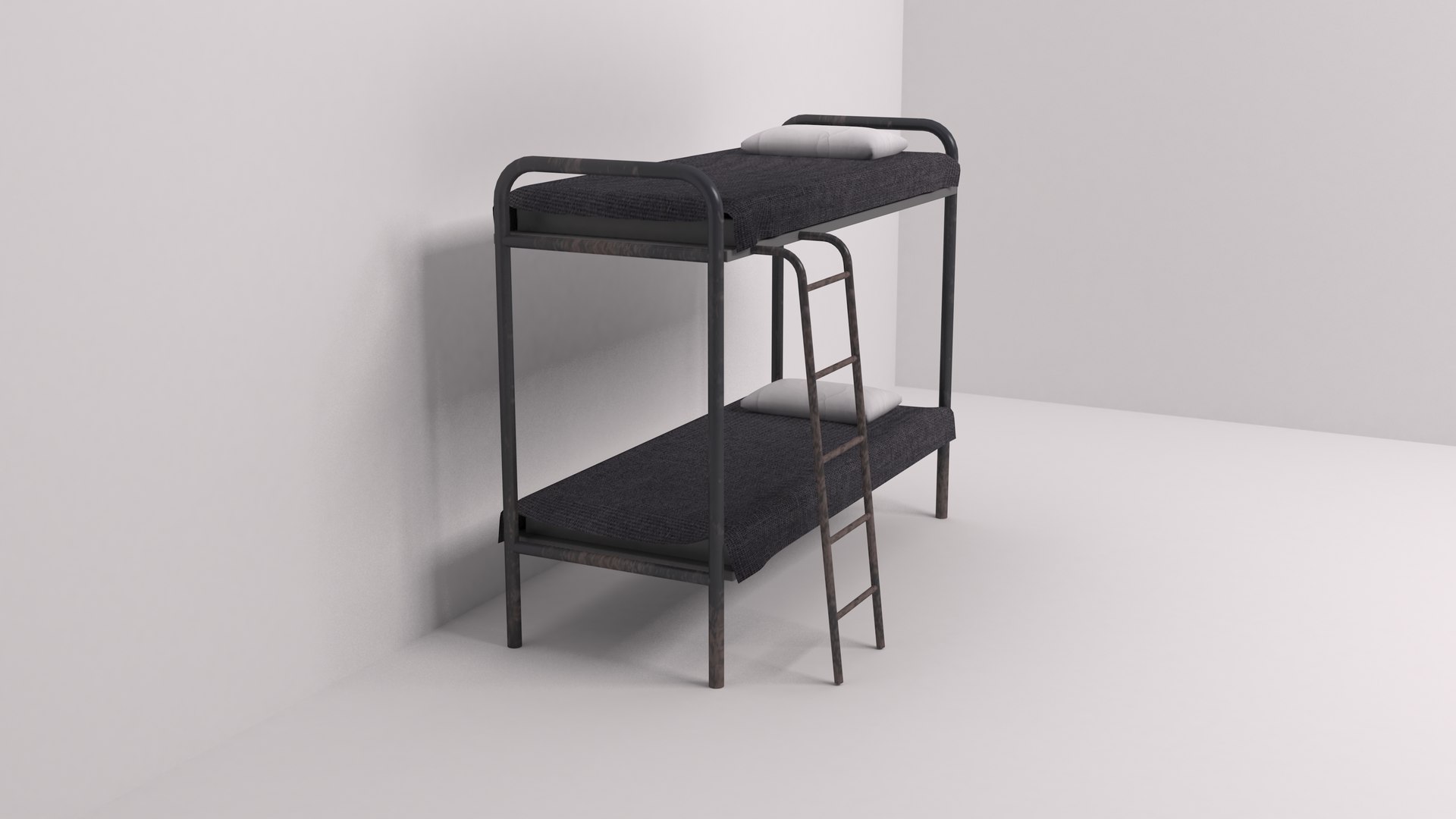 Prison Bunk Bed 3D Model TurboSquid 2023800