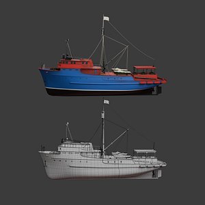 Fishing Boat 02 3D