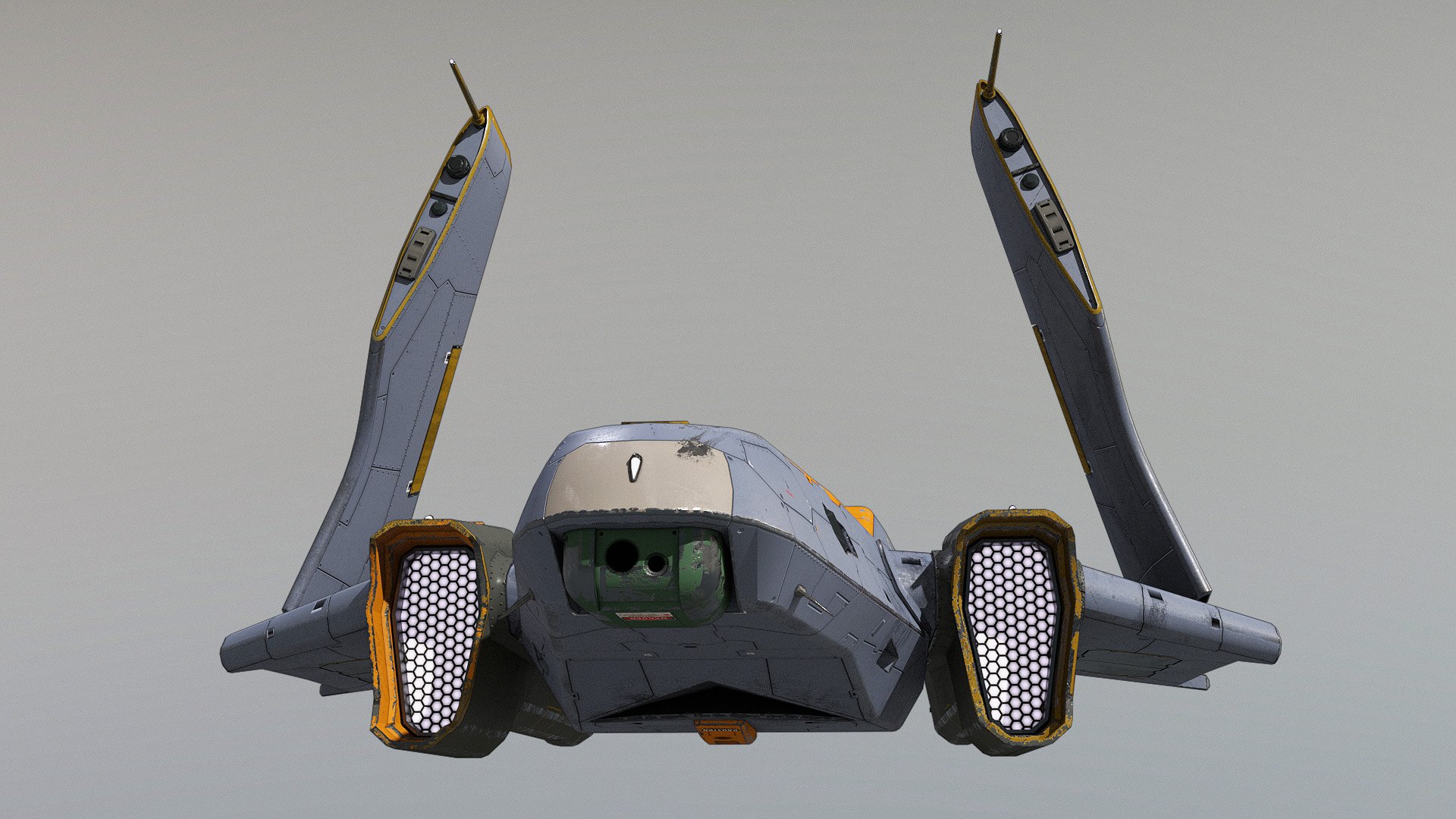 Space Fighter Cutter 3D - TurboSquid 1888869